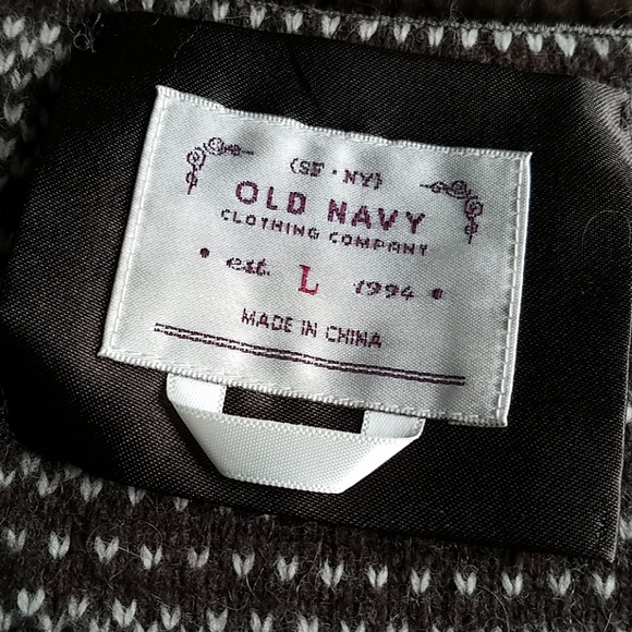 Y2K Old Navy V-neck Wool/Rabbit Hair Blend Sweater - Picture 4 of 8